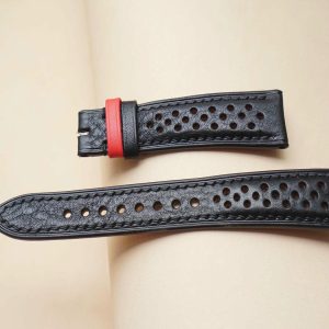 Dây đồng hồ Handmade da bò vachetta Ý kiểu rally