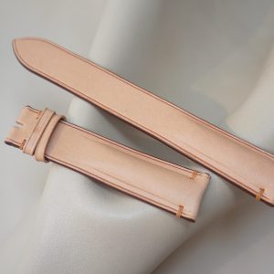 Dây đồng hồ Handmade da buttero màu be BT006