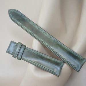 Dây đồng hồ Handmade da Shell Cordovan màu Xanh lá DS50010
