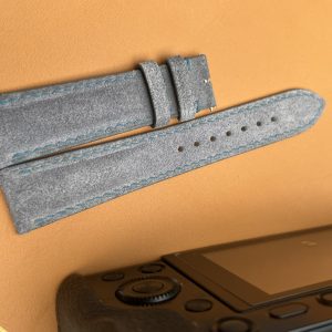 Dây đồng hồ Handmade da lộn Ý Nhập khẩu màu lông chuột DL009